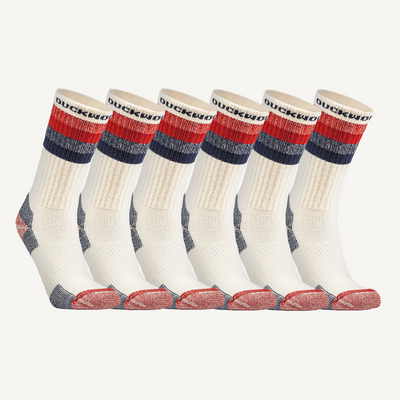 Midweight Americana Crew Sock 6-Pack